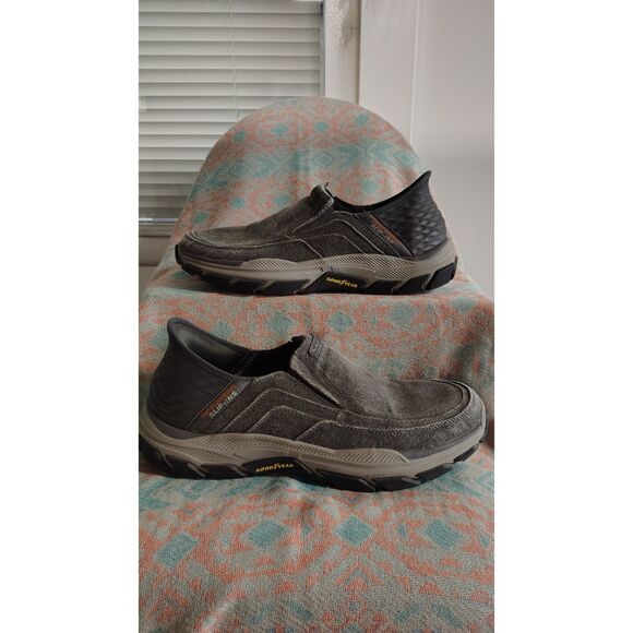 Skechers Men's Good Year Size 12 Slip-Ins Memory Foam Extra Wide Shoes - Picture 1 of 9